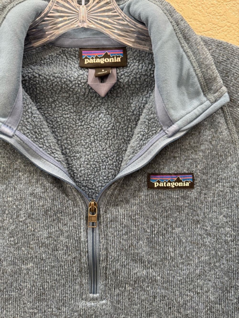 Patagonia Blue Quartet Zip Sweater - Picture 5 of 6